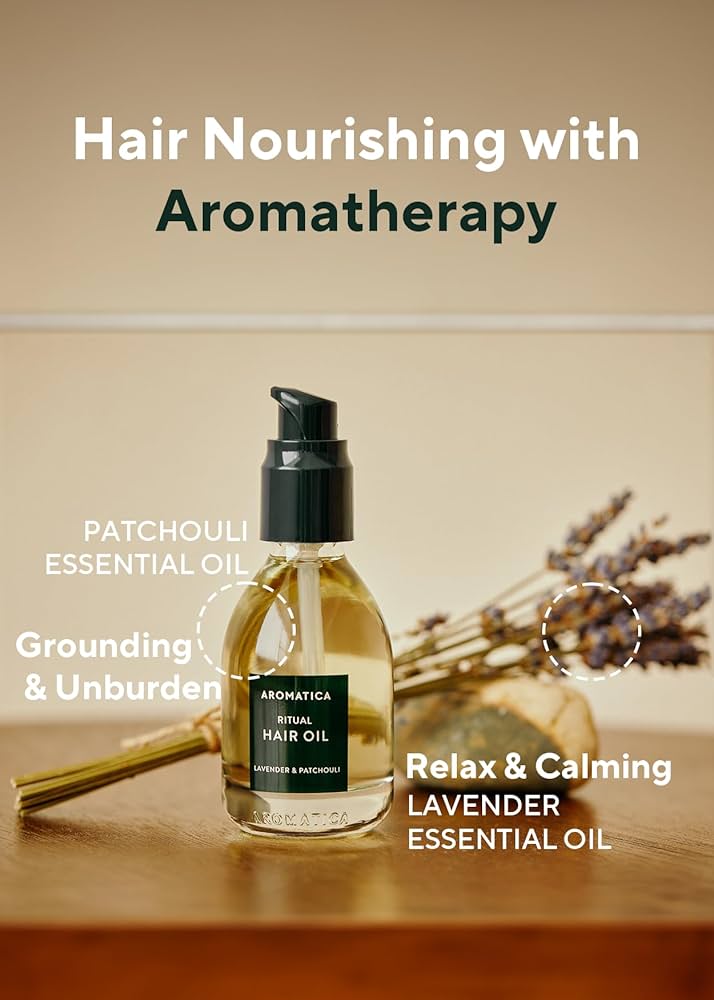 AROMATICA Ritual Hair Oil Lavender & Patchouli 50ml - Image 5
