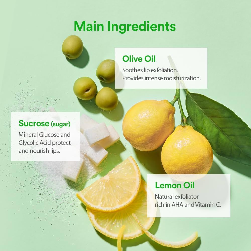 TOCOBO Lemon Sugar Scrub Lip Mask 20ml - Image 4