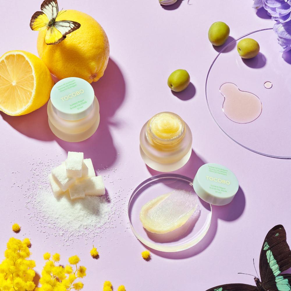 TOCOBO Lemon Sugar Scrub Lip Mask 20ml - Image 5