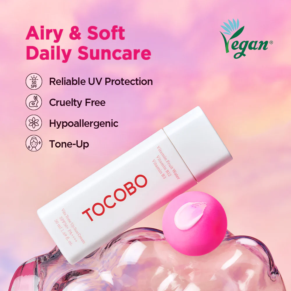 TOCOBO Vita Tone Up Sun Cream Spf 50+ PA++++ 50ml - Image 3