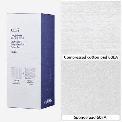 DEAR KLAIRS Toner Mate 2 in 1 Cotton Pad (120EA) - Image 5