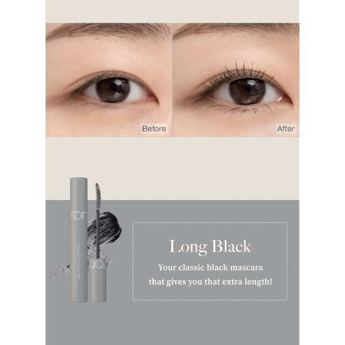 ROM&ND Han All Fix Mascara #LO1 Long Black - Image 2