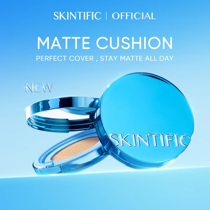 SKINTIFIC Perfect Stay Velvet Matte Cushion #01 Vanilla - Image 11