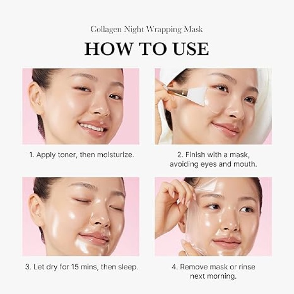 MEDICUBE Collagen Night Wrapping Mask 75ml - Image 4