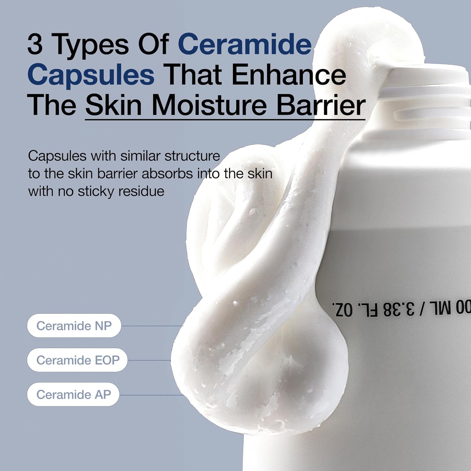 ANUA 3 Ceramide Panthenol Moisture Barrier Cream 100ml - Image 3