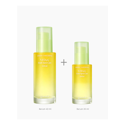 GOODAL Green Tangerine Vita C Dark Spot Care Serum 40ml+20ml Set
