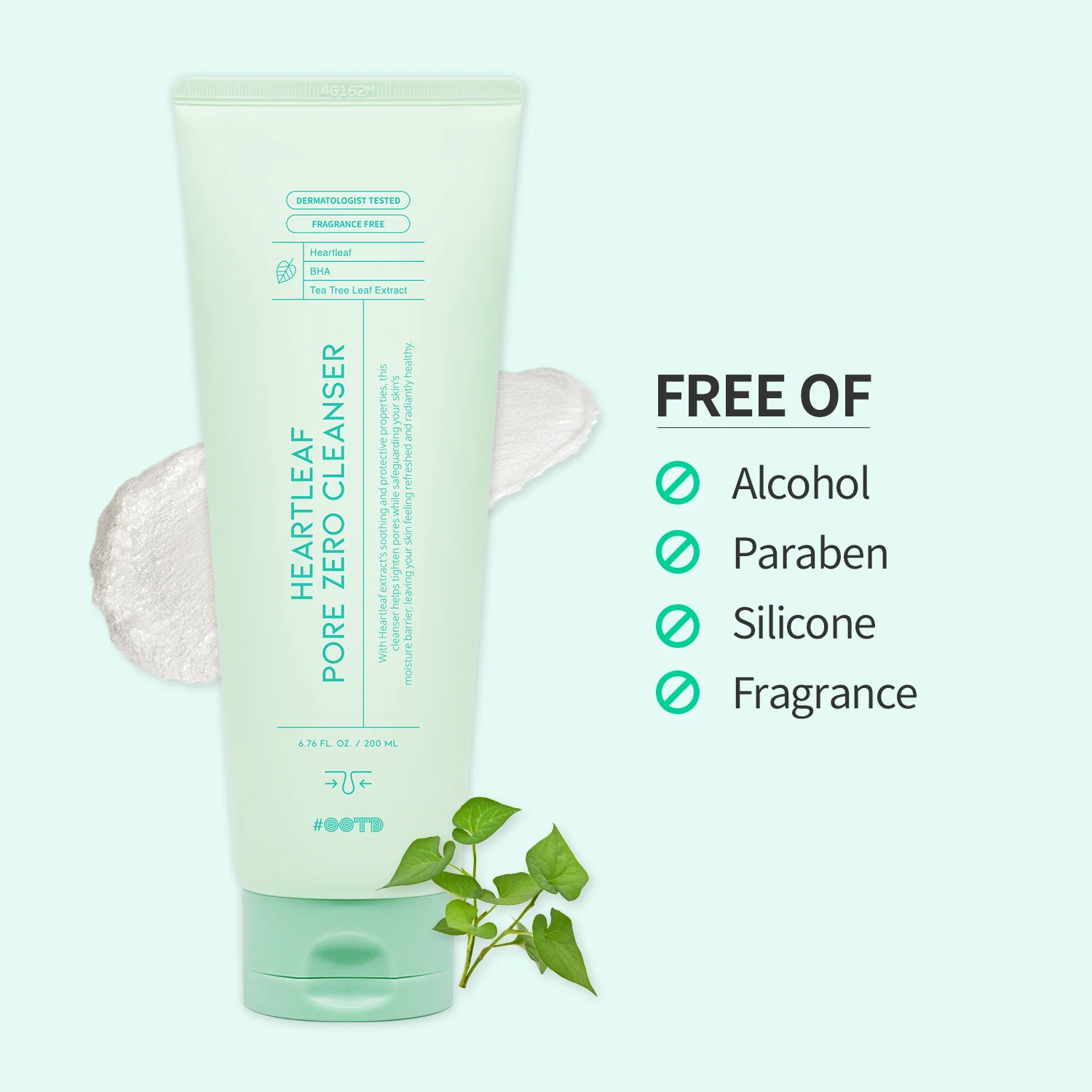 #OOTD Heartleaf Pore Zero Cleanser 200ml - Image 4