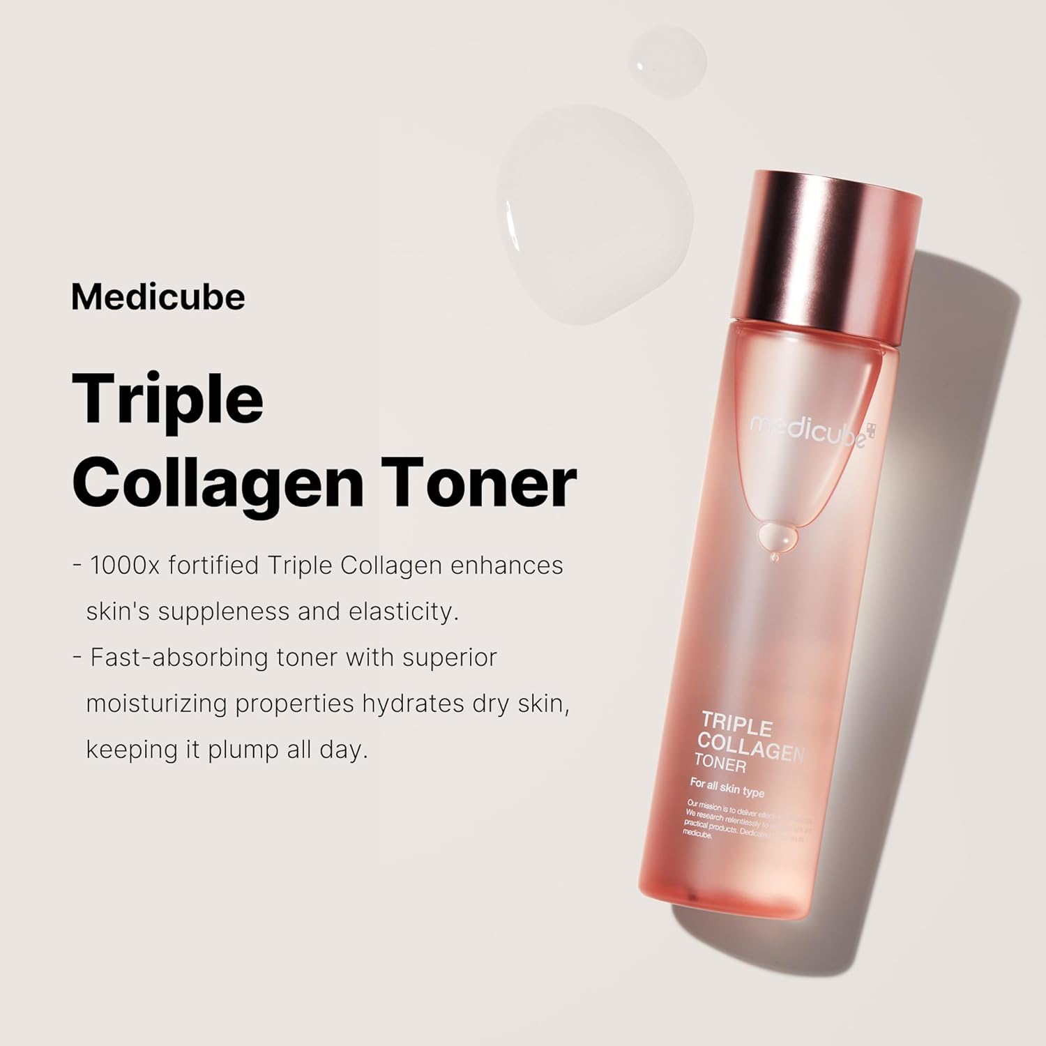 MEDICUBE Triple Collagen Toner 140ml - Image 2