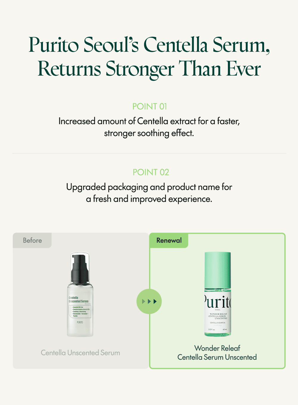PURITO SEOUL Wonder Releaf Centella Serum Unscented 15ml - Image 3