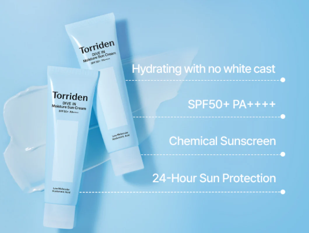 TORRIDEN Dive-In Watery Moisture Sun Cream Spf50+ PA++++ 60ml - Image 4