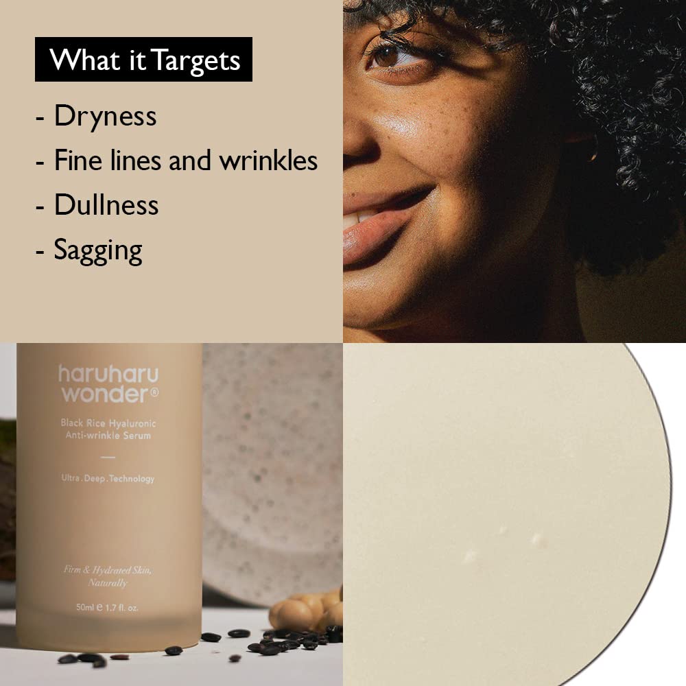 HARUHARU WONDER Black Rice Anti-wrinkle Serum 50ml - Image 3