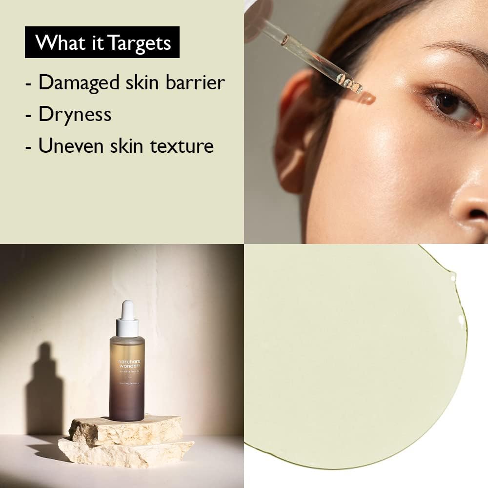 HARUHARU WONDER Black Rice Facial Oil 30ml - Image 3