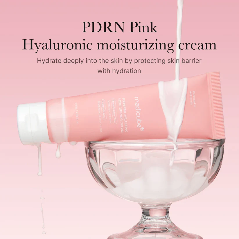 MEDICUBE PDRN Pink Hyaluronic Moisturizing cream 50ml - Image 4