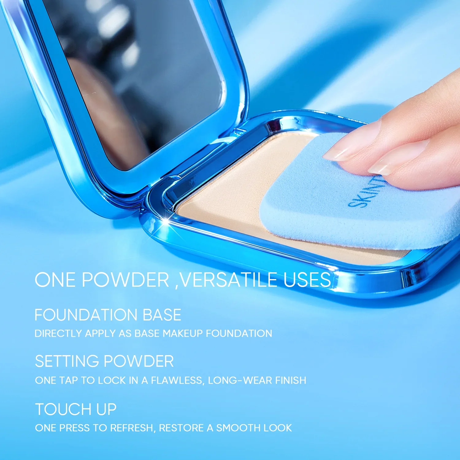 SKINTIFIC Ultra Cover Powder Foundation #02 Ivory - Image 4