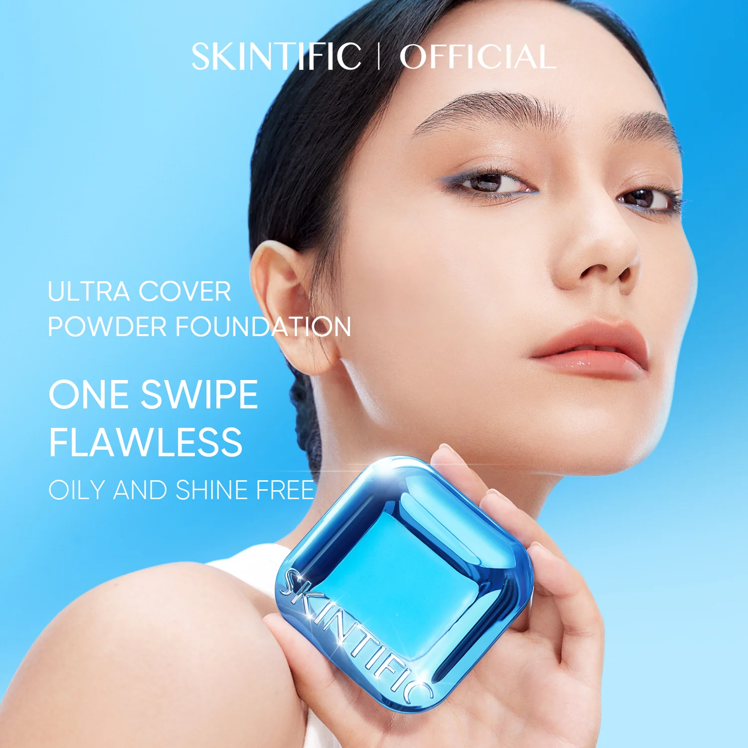 SKINTIFIC Ultra Cover Powder Foundation #02 Ivory - Image 3