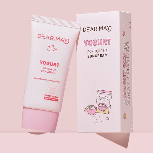 DEAR MAY Yogurt Pop Tone Up Sunscream SPF50+ PA++++ 50ml - Image 5