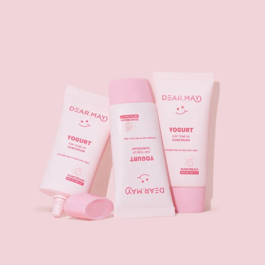 DEAR MAY Yogurt Pop Tone Up Sunscream SPF50+ PA++++ 50ml - Image 4