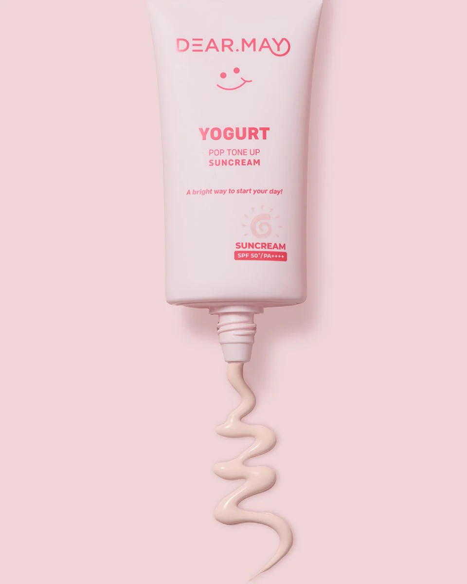 DEAR MAY Yogurt Pop Tone Up Sunscream SPF50+ PA++++ 50ml - Image 3