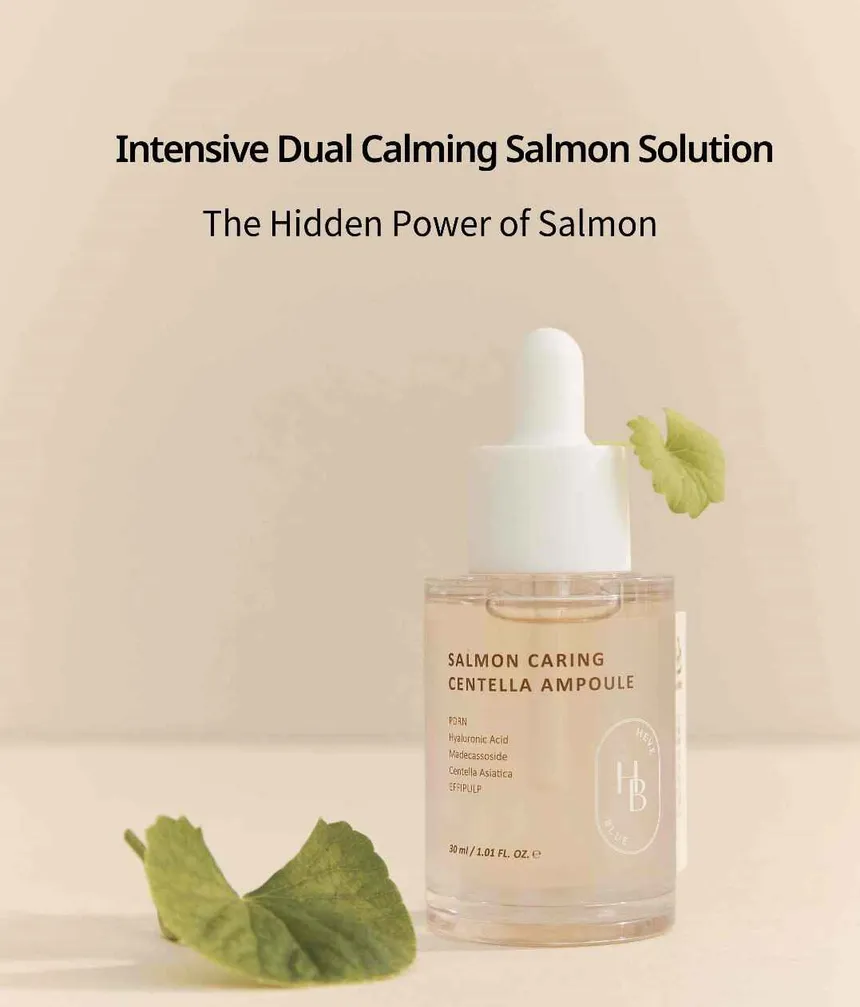 HEVEBLUE Salmon Caring Centella Ampoule 30ml - Image 10