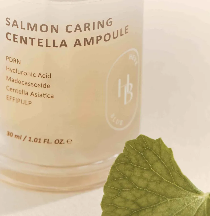 HEVEBLUE Salmon Caring Centella Ampoule 30ml - Image 2