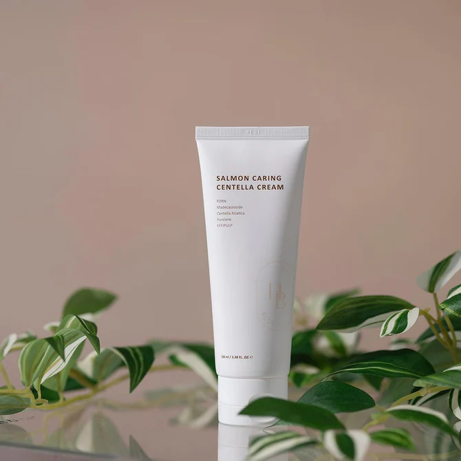 HEVEBLUE Salmon Caring Centella Cream 100ml - Image 3