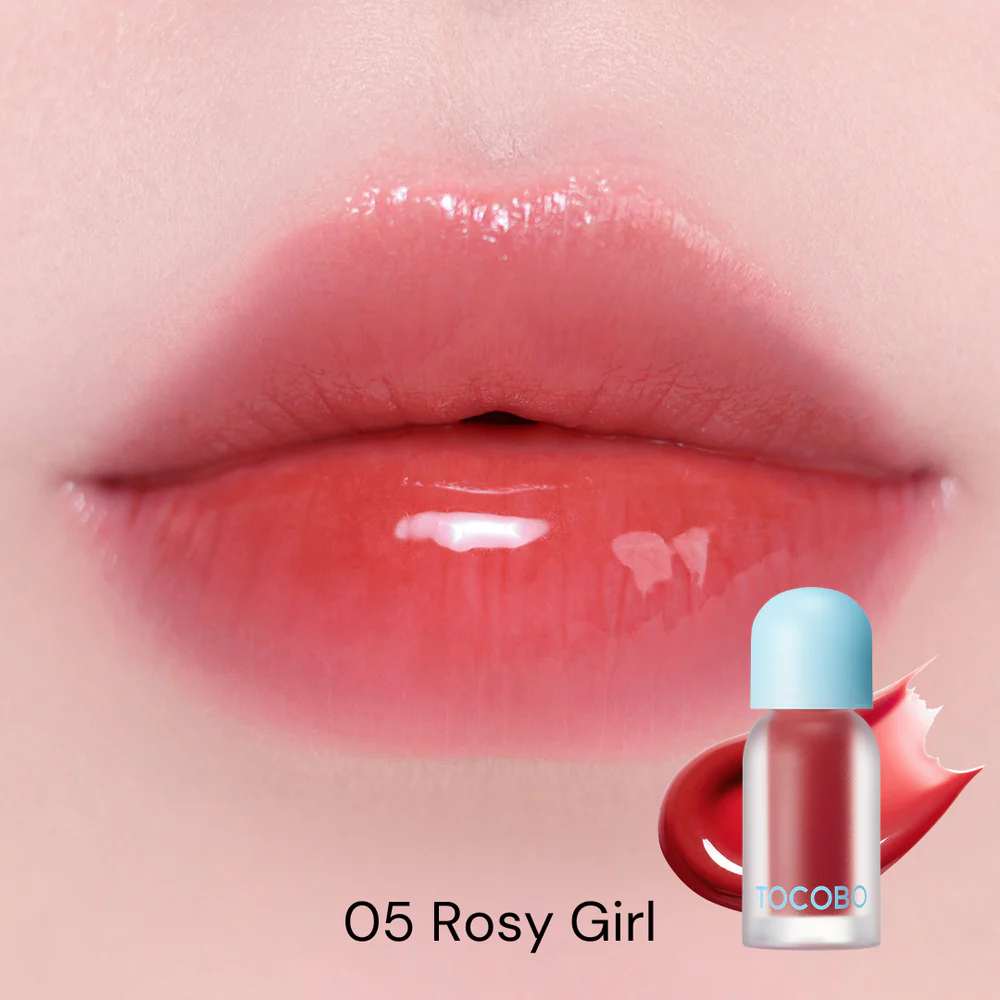 TOCOBO Juicy Berry Plumping Lip Oil 05 Rosy Girl - Image 3