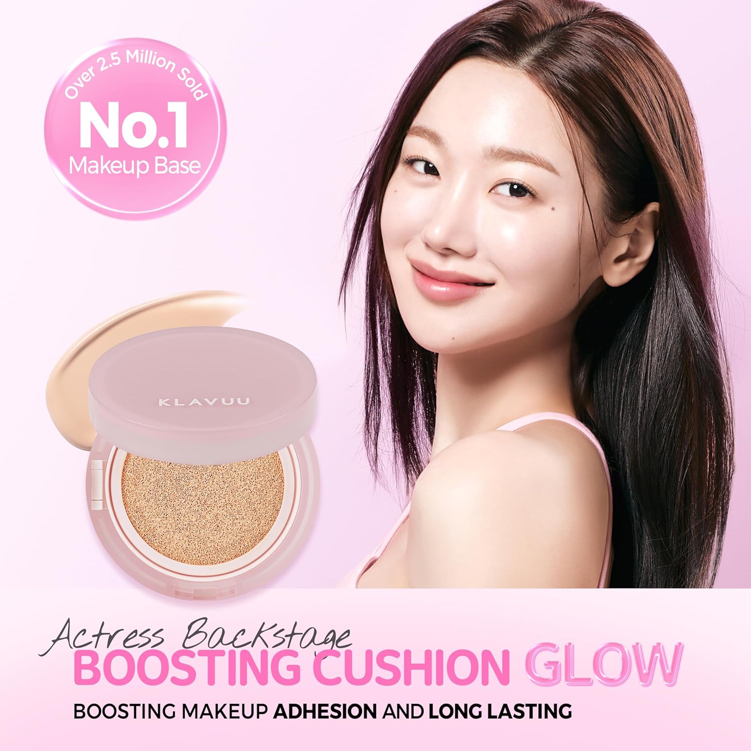 KLAVUU Actress Backstage Boosting Cushion Glow #23 Rich Ivory 12g - Image 7
