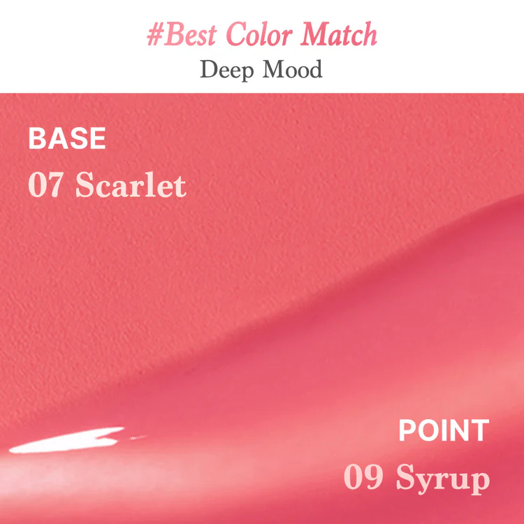 DASIQUE Mood Painting Lip & Cheek Palette #02 Coral Coloring - Image 2