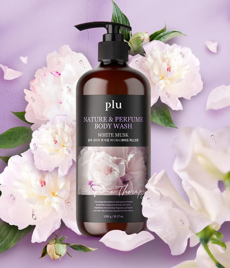 PLU Nature & Perfumed Body wash #White Musk 1000ml - Image 2