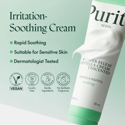 PURITO SEOUL Wonder Releaf Centella Cream Unscented 15ml - Image 4
