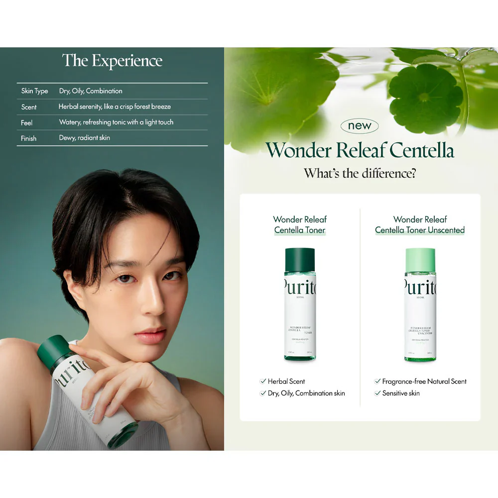 PURITO SEOUL Wonder Releaf Centella Calming Toner 200ml - Image 3