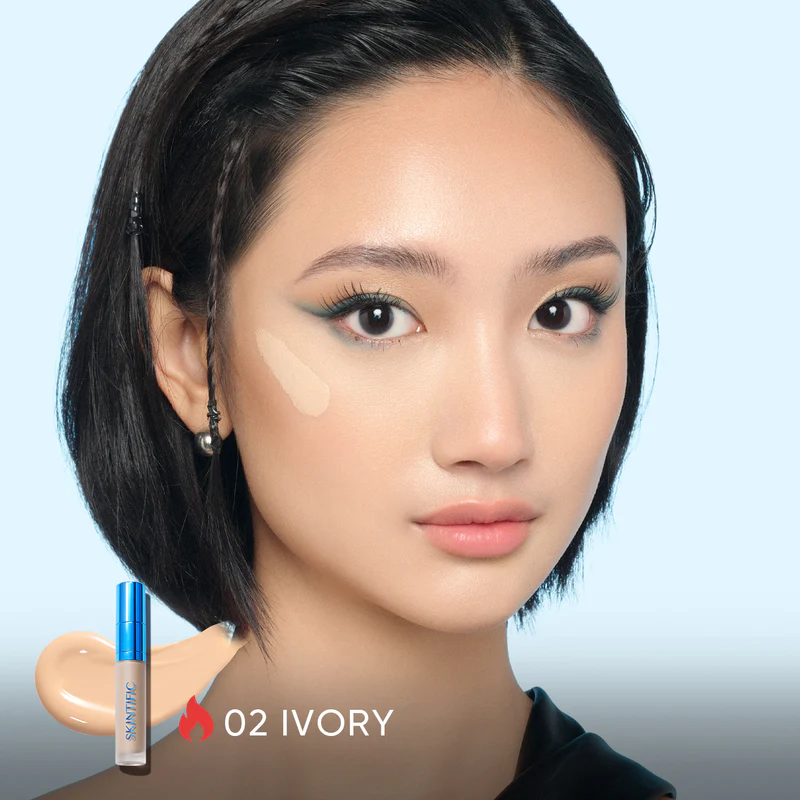 SKINTIFIC Cover Perfect Serum Concealer #02 Ivory - Image 2