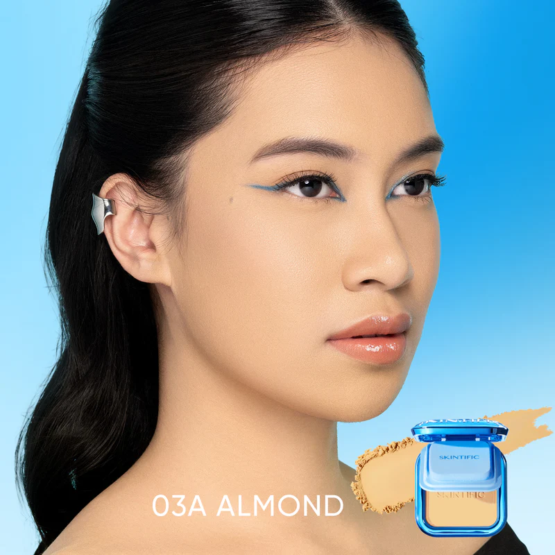 SKINTIFIC Ultra Cover Powder Foundation #03A Almond - Image 2