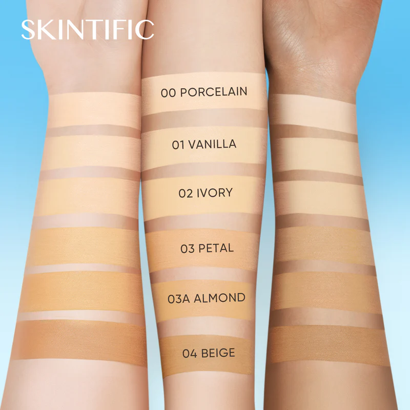SKINTIFIC Ultra Cover Powder Foundation #03A Almond - Image 3