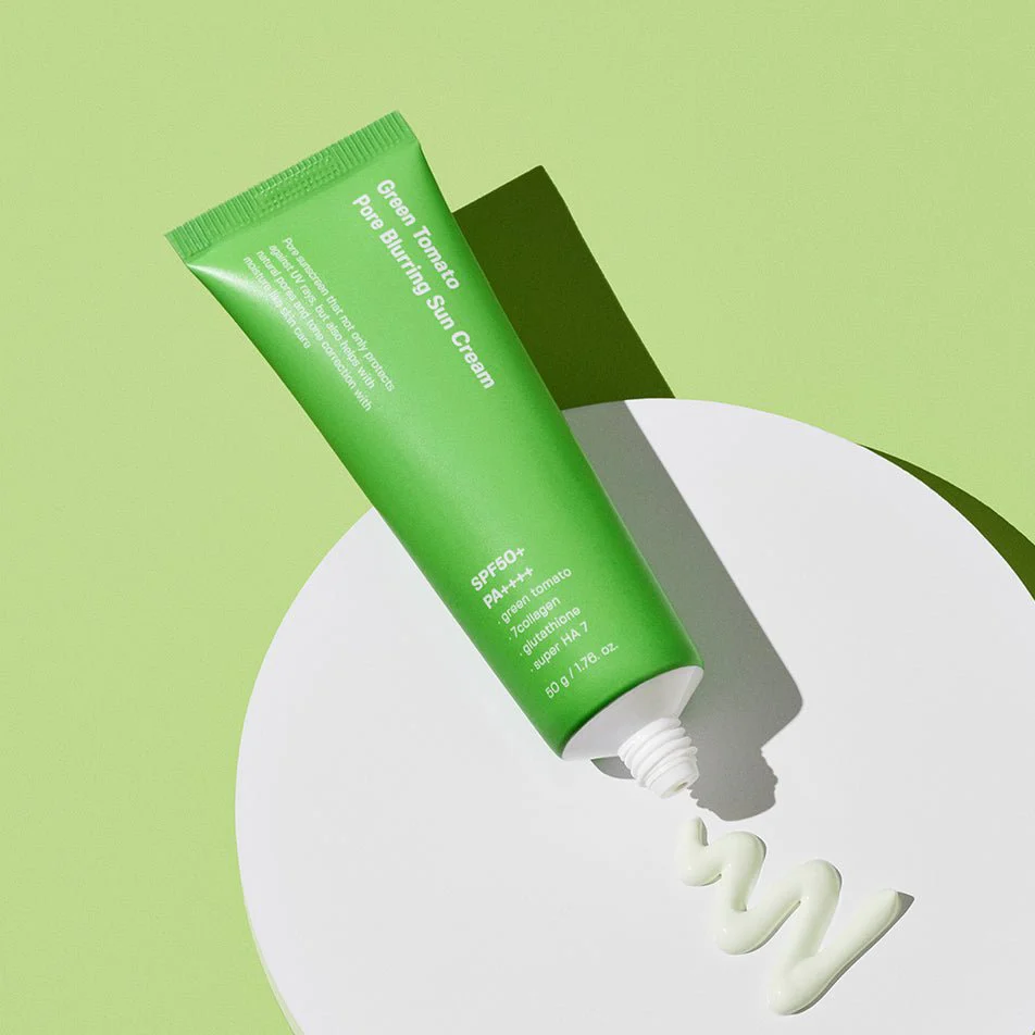 SUNGBOON EDITOR Green Tomato Pore Blurring Sun Cream Spf 50+ PA++++ 50g - Image 2