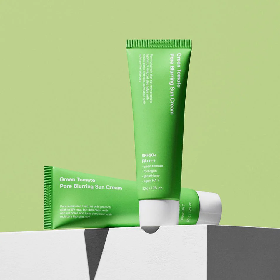 SUNGBOON EDITOR Green Tomato Pore Blurring Sun Cream Spf 50+ PA++++ 50g - Image 3