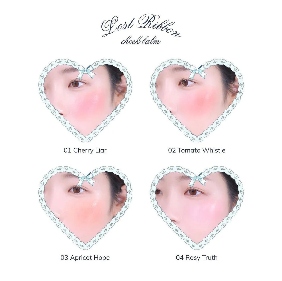 DEAR MAY Lost Ribbon Cheek Balm #LR01 Cherry Liar 4g - Image 3