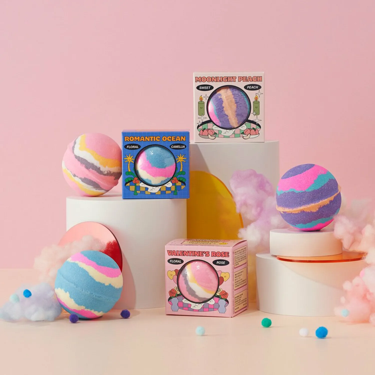 PLU Bubble Bath Bomb #Romantic Ocean 200g - Image 8