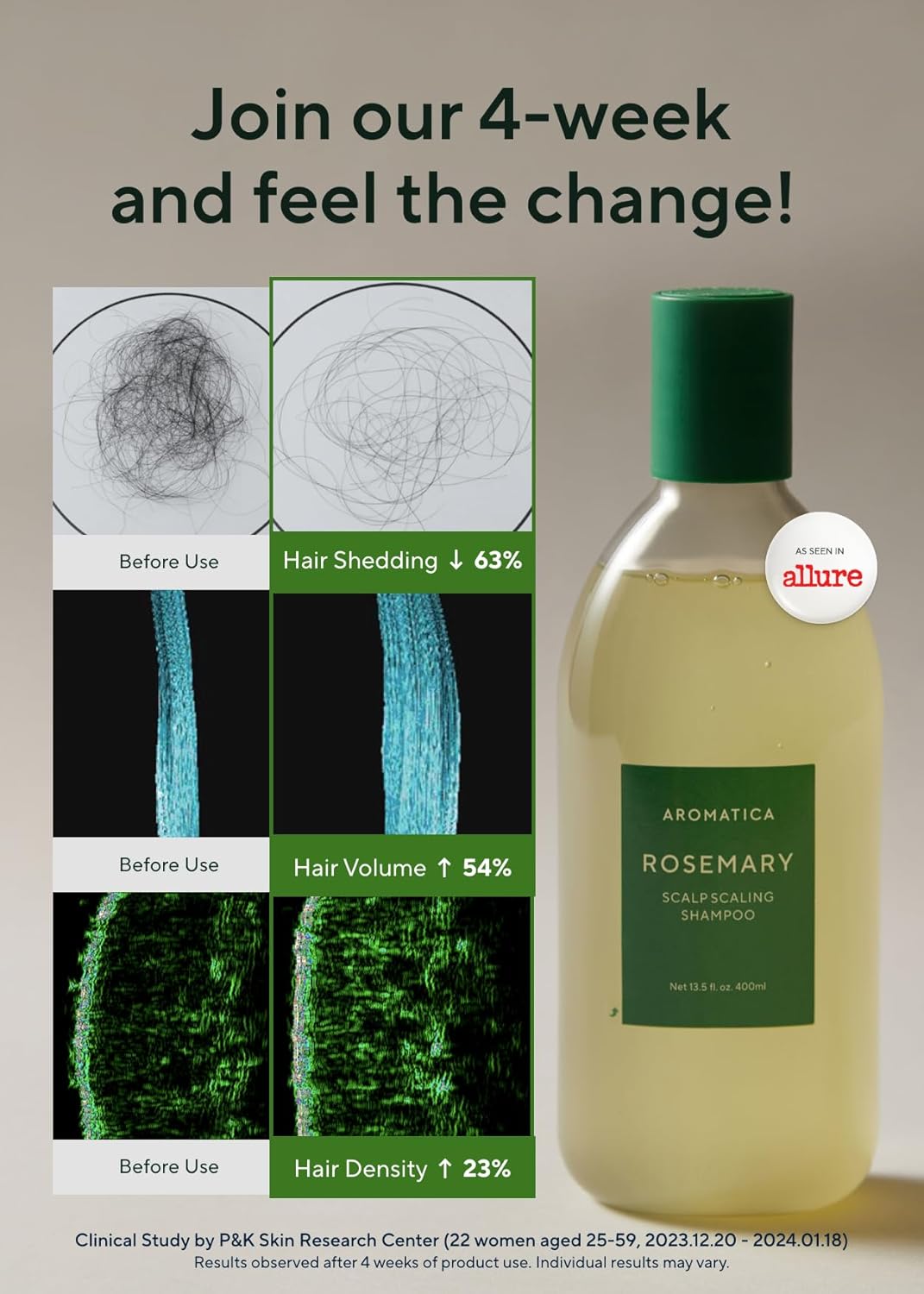 AROMATICA Rosemary Scalp Scaling Shampoo 180ml - Image 5