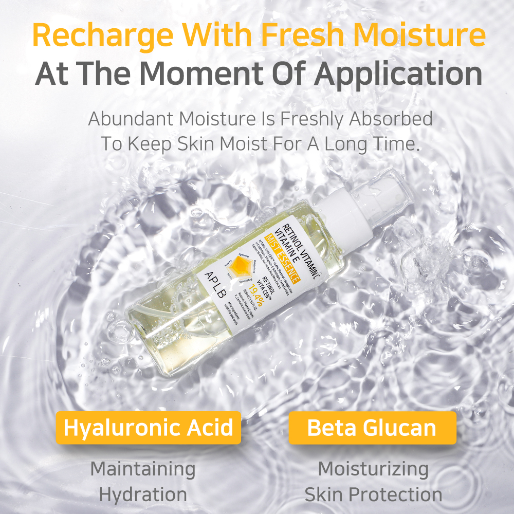 APLB Retinol Vitamin C Vitamin E Mist Essence 105ml - Image 2