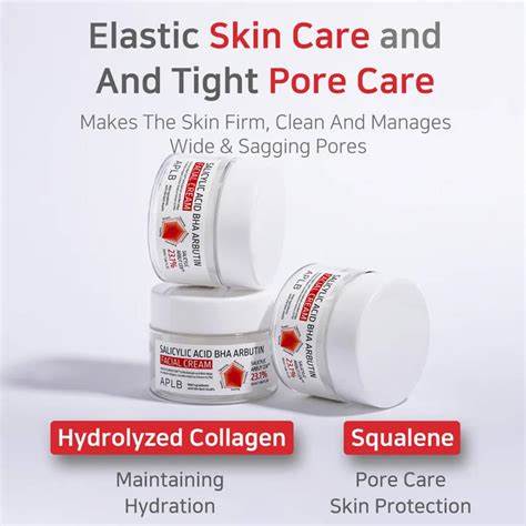 APLB Salicylic Acid BHA Arbutin Facial Cream 55ml - Image 3