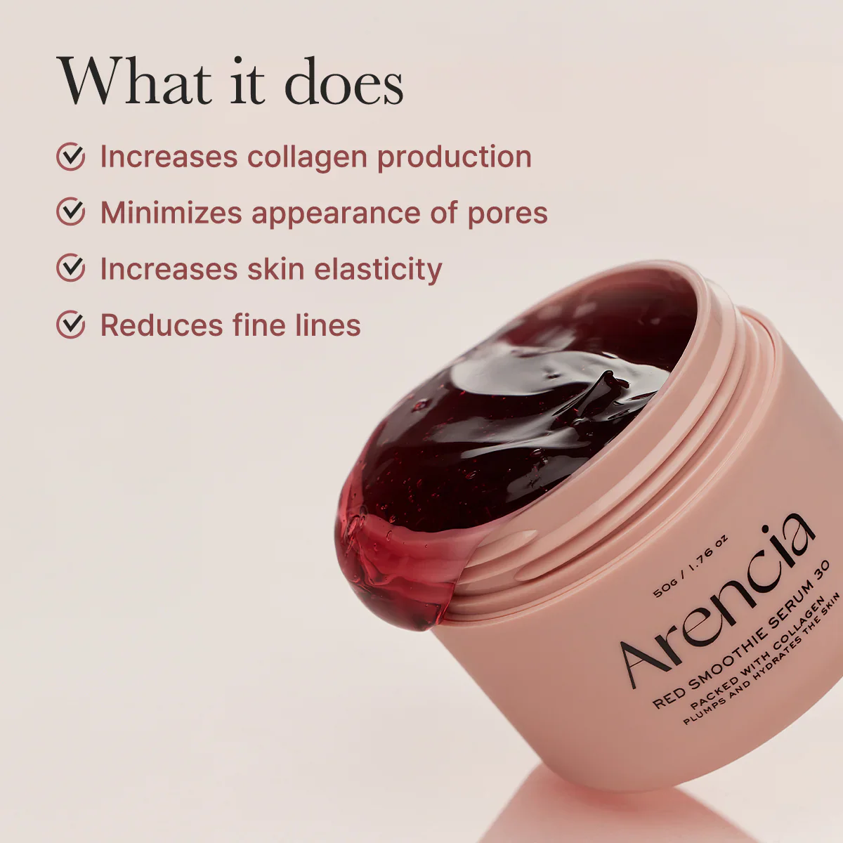 ARENCIA Red Smoothie Serum 30 50g - Image 3