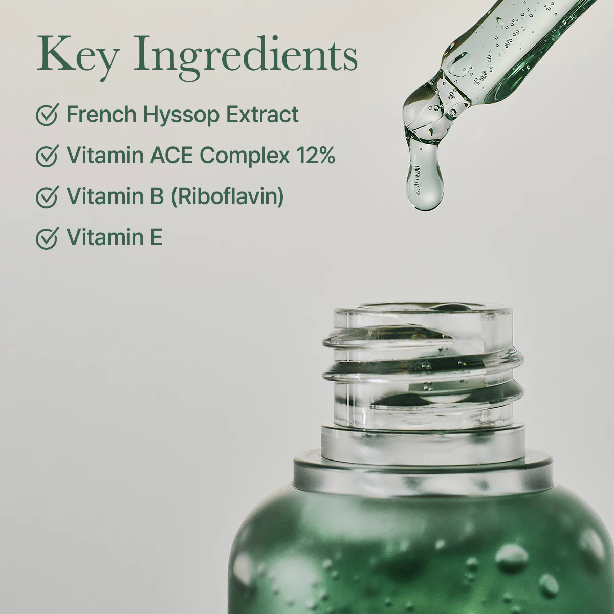 ARENCIA Holy Hyssop Serum 12 Packed with Vitamin 30ml - Image 3