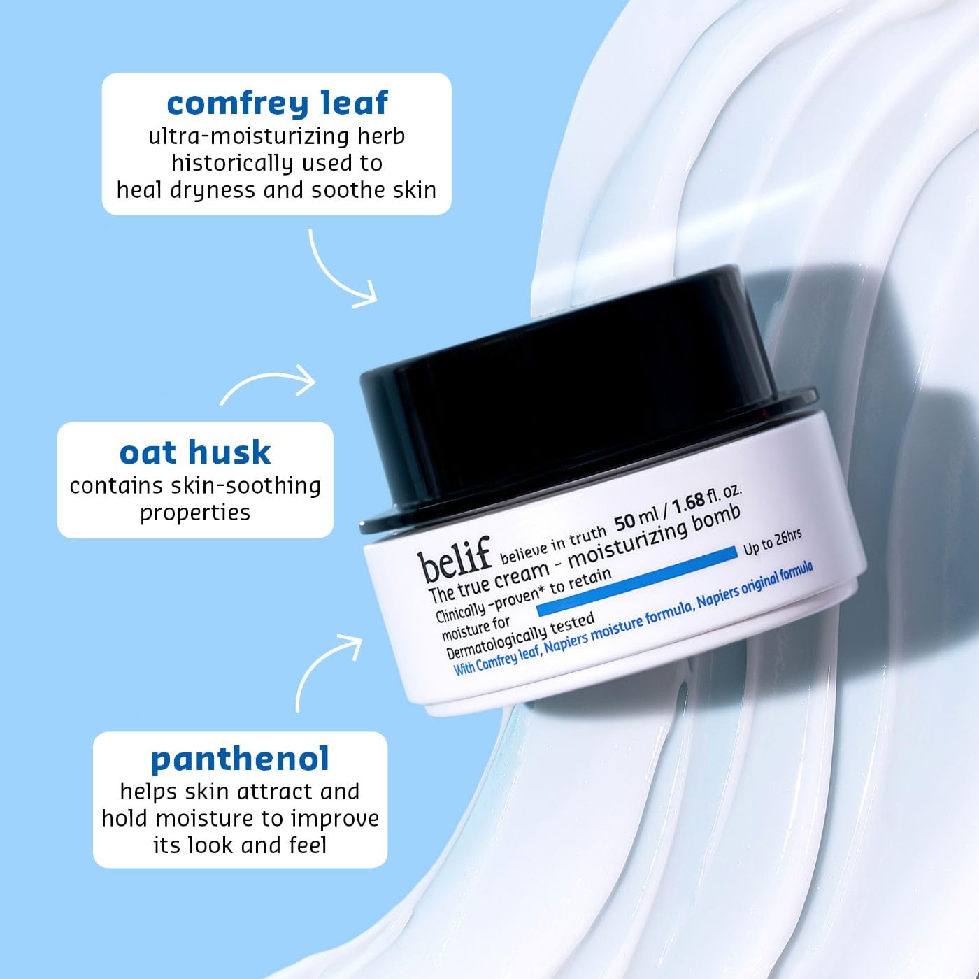 BELIF The True Cream Moisturizing Bomb 50ml - Image 3
