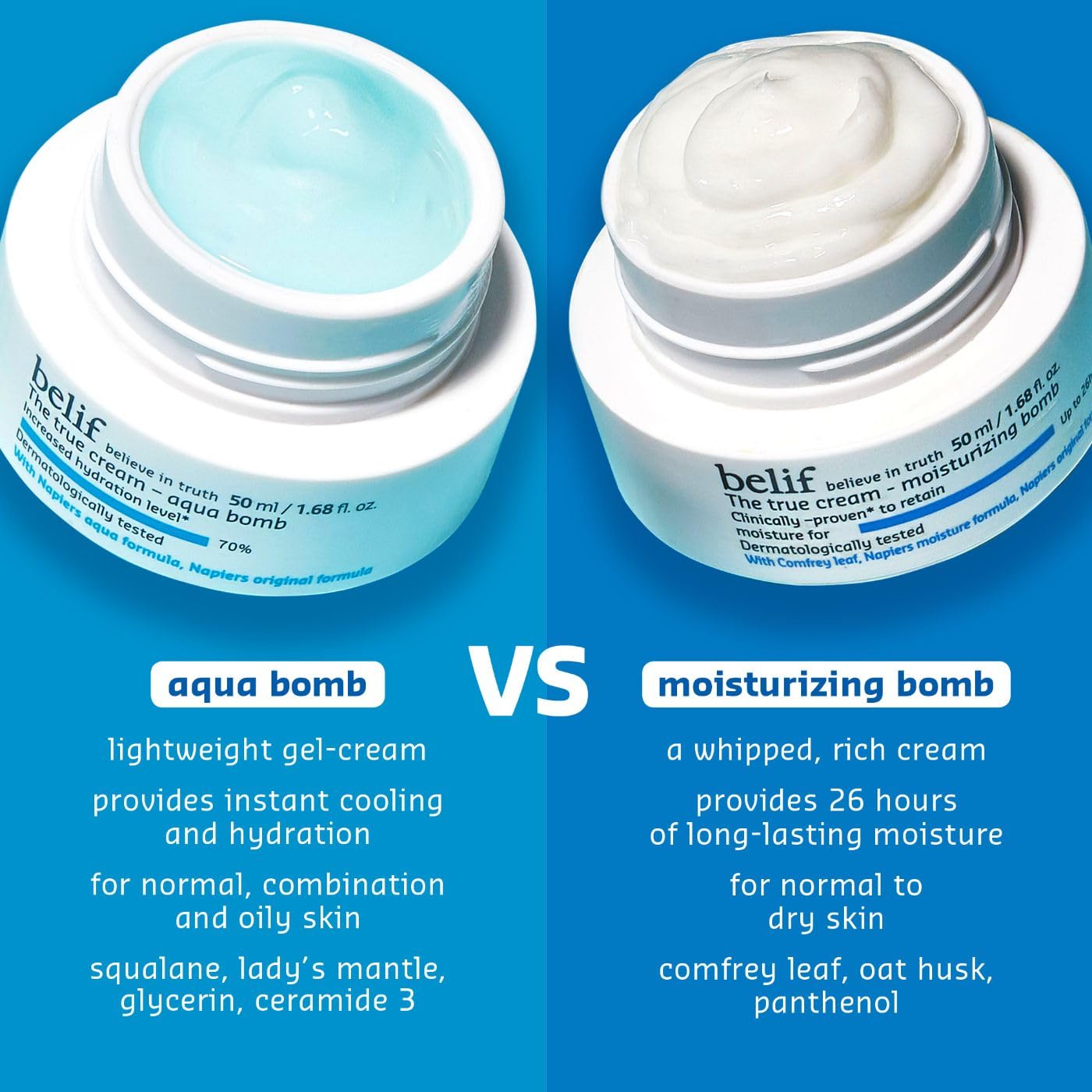 BELIF The True Cream Moisturizing Bomb 50ml - Image 4