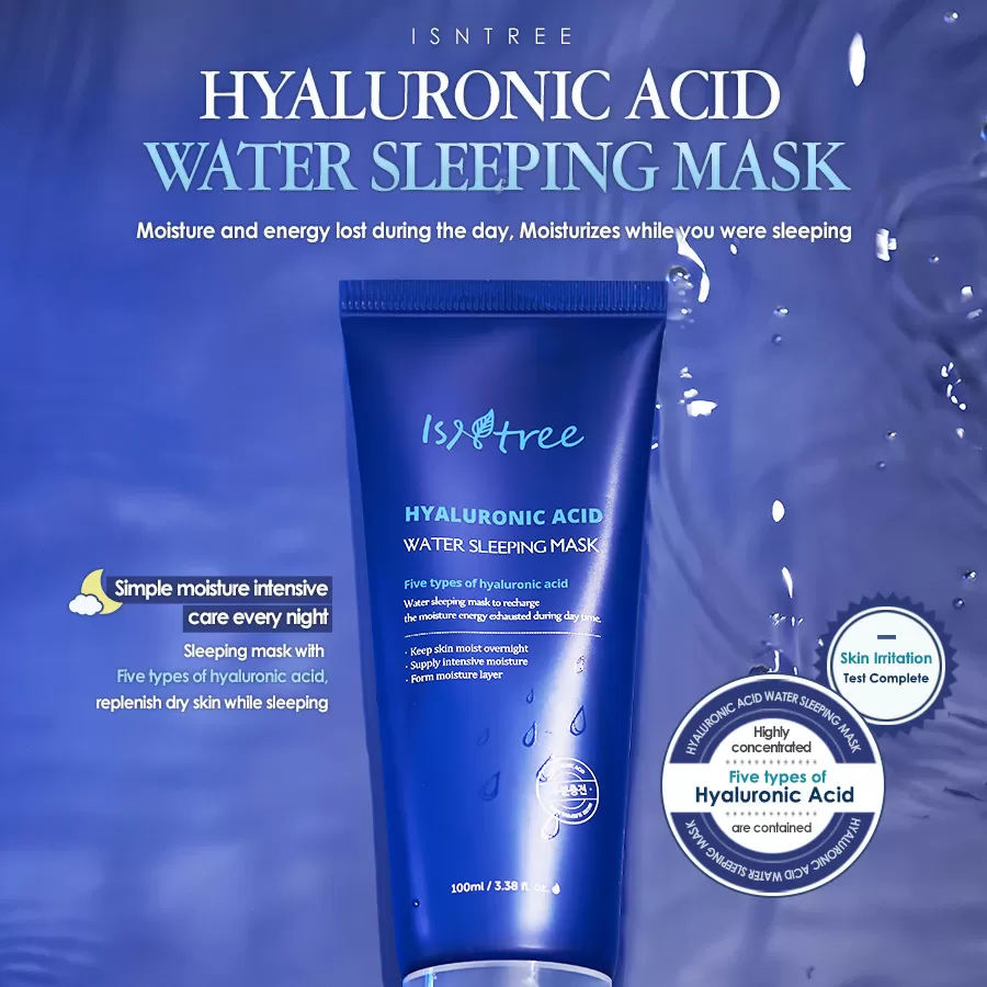 ISNTREE Hyaluronic Acid Water Sleeping Mask 100ml - Image 2