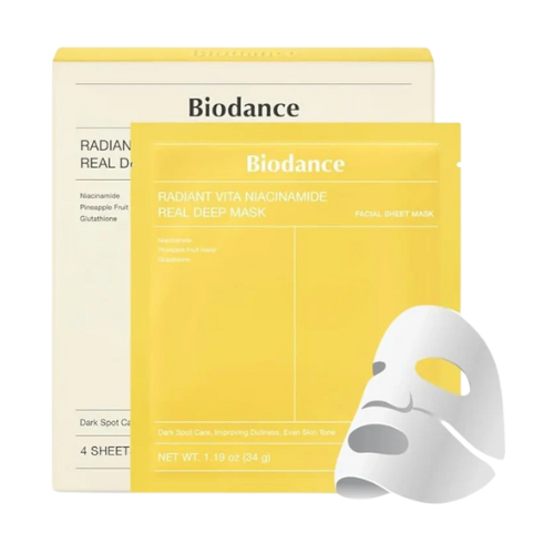 BIODANCE Radiant Vita Niacinamide Real Deep Mask Box