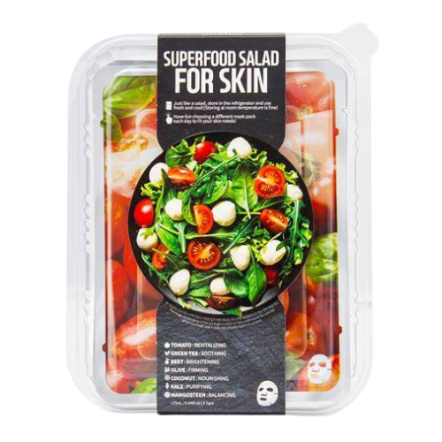 FARMSKIN Superfood Salad For Skin Facial Sheet Mask Tomato Set
