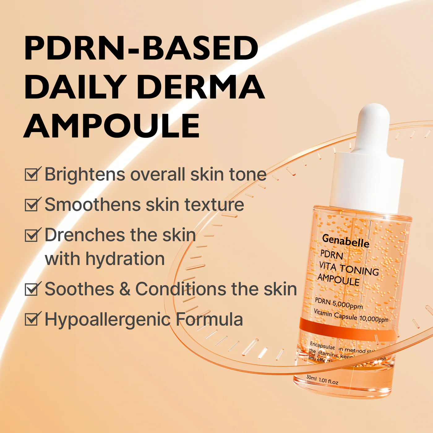 GENNABELLE PDRN Vita Toning Ampoule 30ml - Image 5