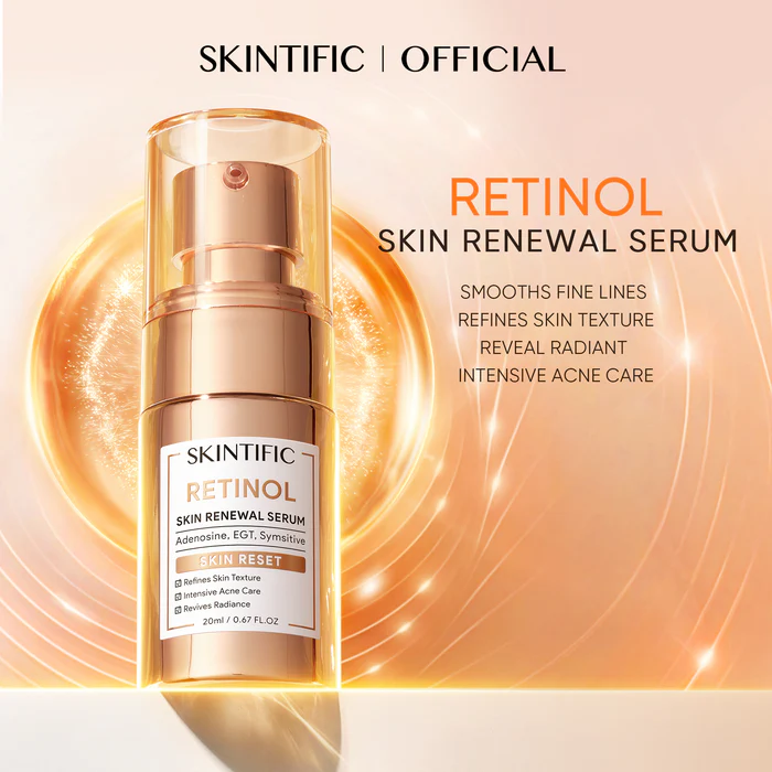 SKINTIFIC Retinol Skin Renewal Serum 20ml - Image 8